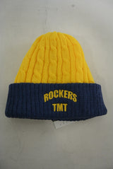 2015 A/W TMT COMBINATION CABLE KNIT CAP MUSTARD