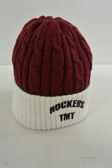 2015 A/W TMT COMBINATION CABLE KNIT CAP BURGUNDY