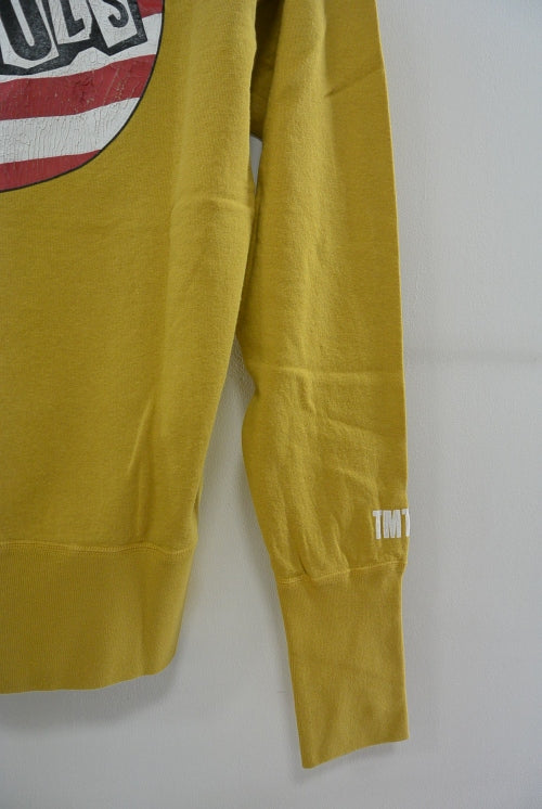 2015 A/W TMT ミニ裏毛 GET ON THE BUS MUSTARD