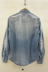 2016 A/W n(n) BY NUMBER (N)INE WESTERN SHIRTS_DENIM(DAMAGE) BLUE