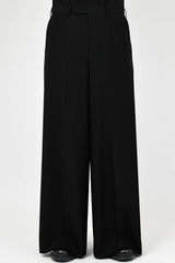 2025 A/W LAD MUSICIAN WOOL GABARDINE WIDE FLARE SLACKS