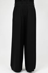 2025 A/W LAD MUSICIAN WOOL GABARDINE WIDE FLARE SLACKS