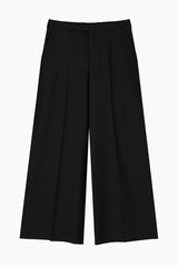 2025 A/W LAD MUSICIAN WOOL GABARDINE WIDE FLARE SLACKS