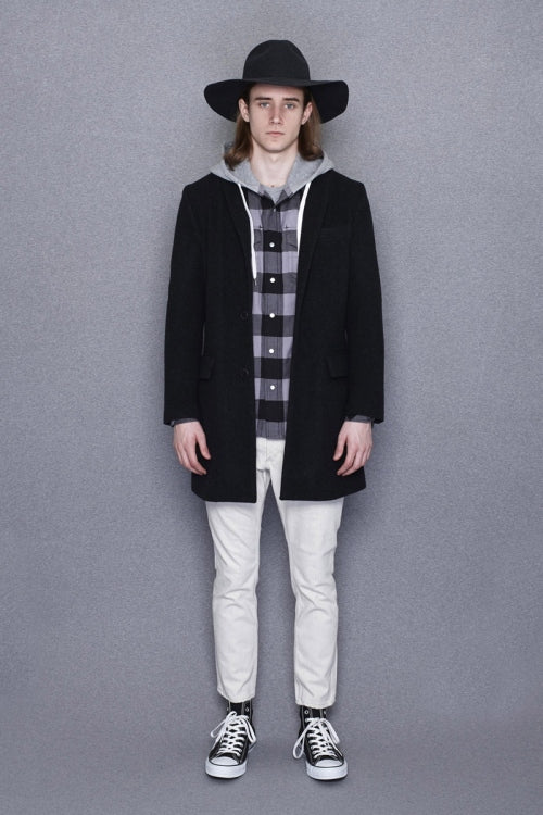 2015 A/W n(n) BY NUMBER (N)INE Taperd Pant Ankle Cut _Katuragi OATMEAL
