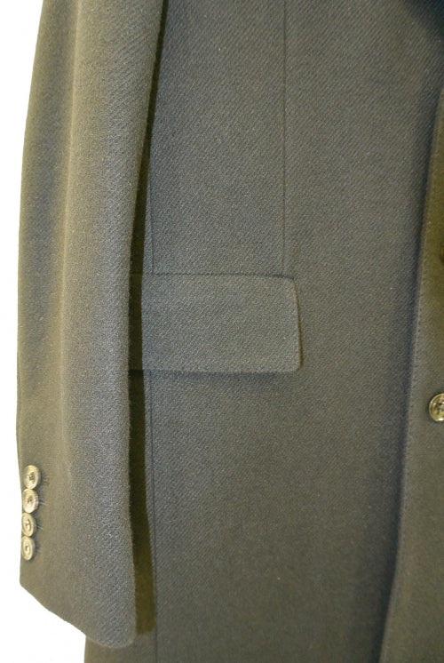 2016 A/W GalaabenD ウールカシミアカルゼ chesterfield CT 02/BLACK