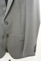 2015 A/W LITHIUM HOMME GREY MOHAIR WOOL NOTCHED MIDDLE 2B-JKT M-GREY
