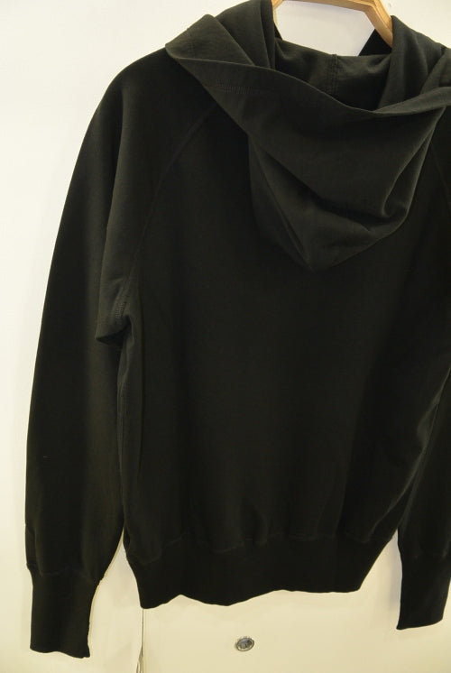 2016 A/W TMT PIMA COTTON FRENCHTERRY PULLOVER PARKA BLACK