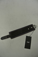 2014 A/W TMT LEATHER BANGLE BLACK