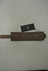 2014 A/W TMT LEATHER BANGLE BROWN