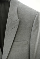 2014 A/W LITHIUM HOMME GREY MOHAIR WOOL PEAKED SHORT 1B-JKT M-GREY