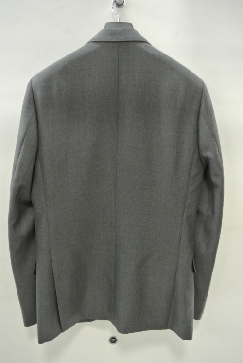 2014 A/W LITHIUM HOMME GREY MOHAIR WOOL PEAKED SHORT 1B-JKT M-GREY
