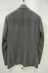 2014 A/W LITHIUM HOMME GREY MOHAIR WOOL PEAKED SHORT 1B-JKT M-GREY