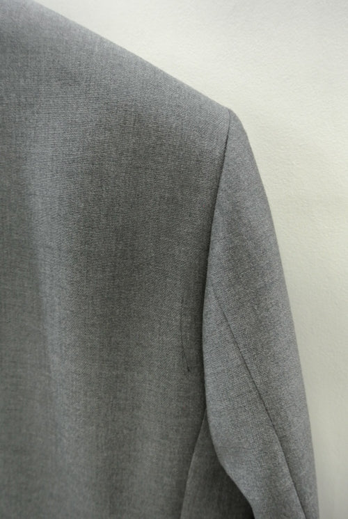2014 A/W LITHIUM HOMME GREY MOHAIR WOOL PEAKED SHORT 1B-JKT M-GREY