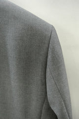 2014 A/W LITHIUM HOMME GREY MOHAIR WOOL PEAKED SHORT 1B-JKT M-GREY