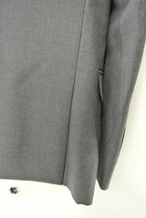 2014 A/W LITHIUM HOMME GREY MOHAIR WOOL PEAKED SHORT 1B-JKT M-GREY