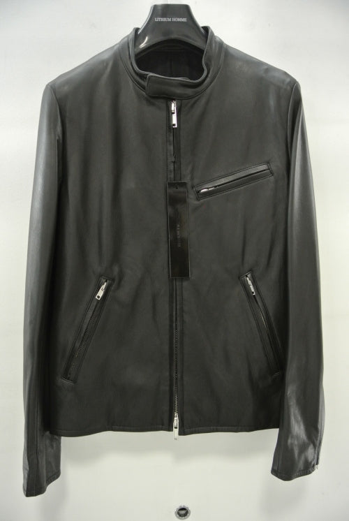 2014 A/W LITHIUM HOMME LEATHER　SINGLE RIDERS〈NEW CLASSIC LINE〉 BLACK