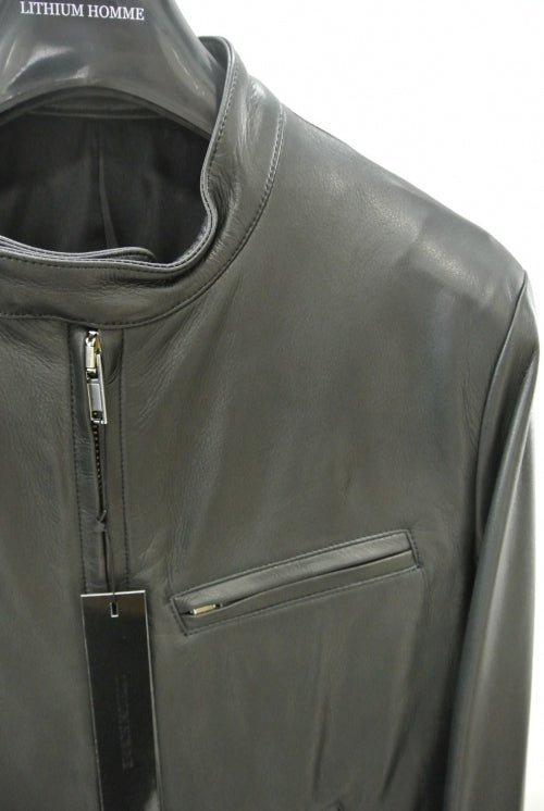 2014 A/W LITHIUM HOMME LEATHER　SINGLE RIDERS〈NEW CLASSIC LINE〉 BLACK