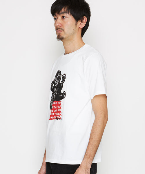 2019 A/W NUMBER (N)INE 3D soft texture_T-SHIRT