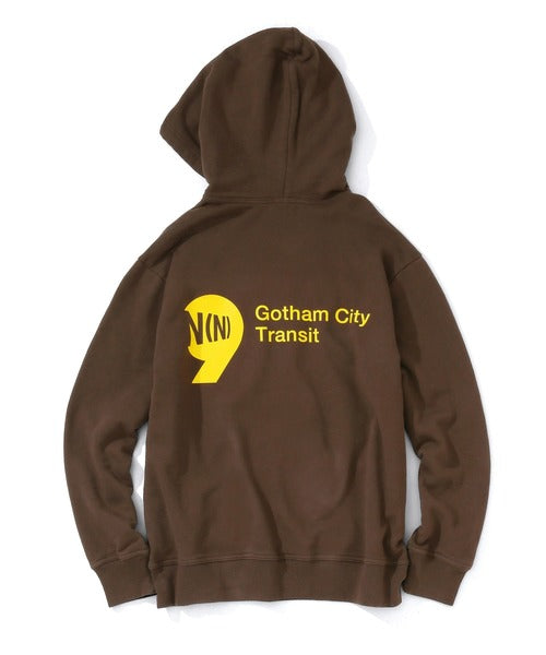 2020 A/W NUMBER (N)INE N(N) Gotham City Transit HOODY SWEATSHIRT/n(n) ゴッサムシティ トランジット パーカー