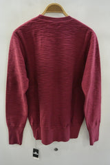 2016 A/W TMT SLAB FRENCH TERRY CREW NECK (REVERSE) BURGUNDY