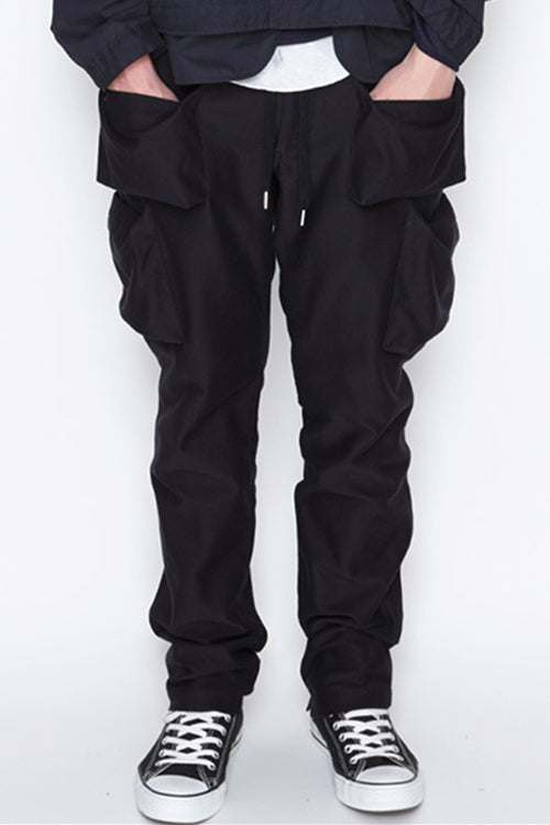 2016 A/W NUMBER (N)INE BOX POKET PANTS_KNIT TWILL NAVY