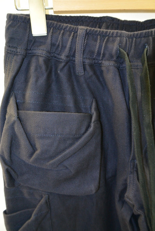 2016 A/W NUMBER (N)INE BOX POKET PANTS_KNIT TWILL NAVY