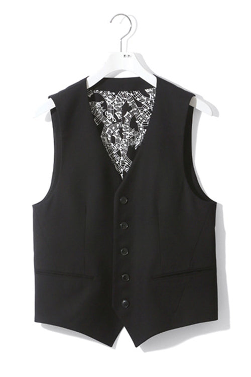 2016 A/W NUMBER (N)INE VEST BLACK