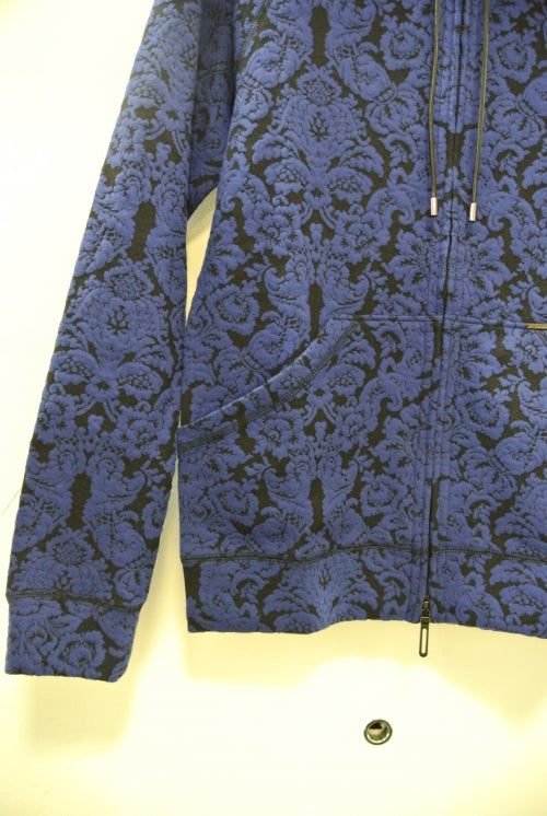 2014 A/W GalaabenD アラベスクキルト ジャガードparka 70/C.BLUE×BLACK