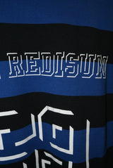 2015 A/W NUMBER (N)INE Border T-Shirts L/S _THE REDISUN 69 BLUExBLACK