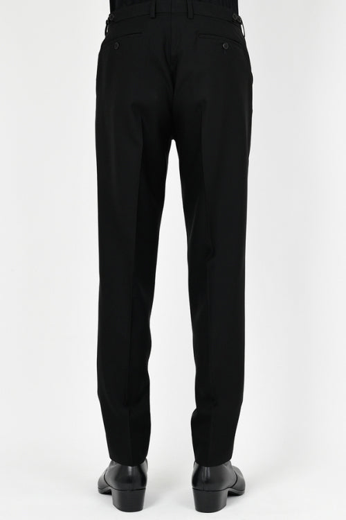 2025 A/W LAD MUSICIAN WOOL GABARDINE SLIM SLACKS