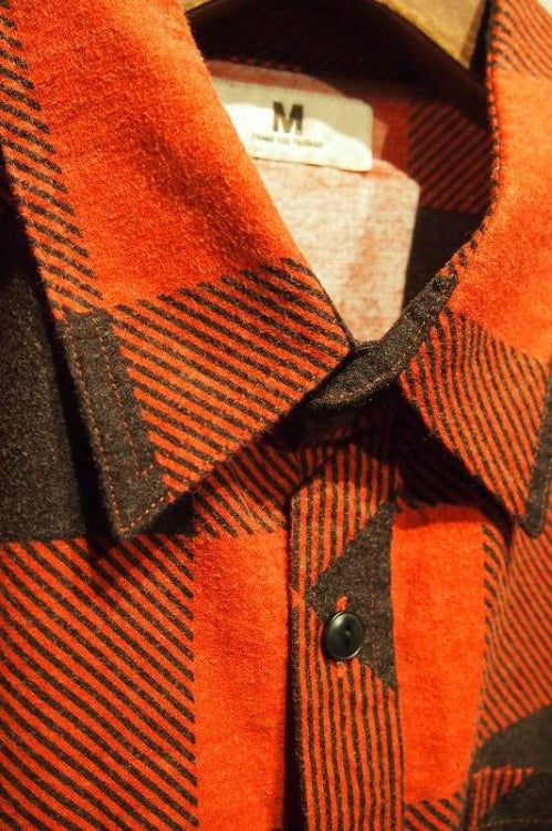 2015 A/W M / original buffalo check shirts (red) 