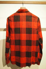 2015 A/W M / original buffalo check shirts (red) 