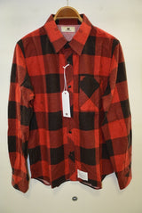 2015 A/W M / original buffalo check shirts (red) 