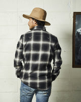 2020 A/W TMT HERRINGBONE OMBRE PLAID SHIRTS (TSHF2004)