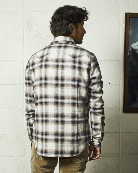 2020 A/W TMT HERRINGBONE OMBRE PLAID SHIRTS (TSHF2004)