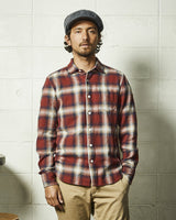 2020 A/W TMT HERRINGBONE OMBRE PLAID SHIRTS (TSHF2004)