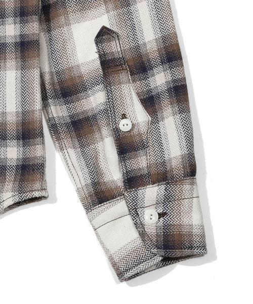 2020 A/W TMT HERRINGBONE OMBRE PLAID SHIRTS (TSHF2004)
