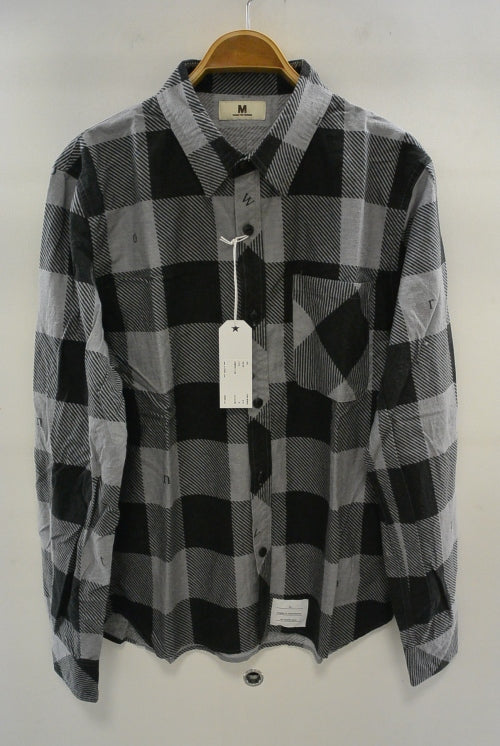 2015 A/W M / original buffalo check shirts (gray) 