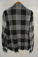 2015 A/W M / original buffalo check shirts (gray) 