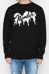 2018 A/W NUMBER (N)INE number9 PAINT_REGULAR SWEATSHIRT
