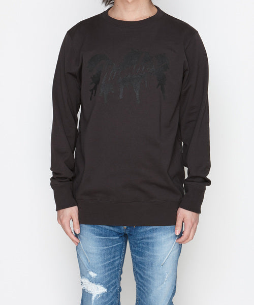2018 A/W NUMBER (N)INE number9 PAINT_REGULAR SWEATSHIRT