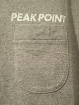 2018 A/W M crew neck pocket t-shirts (PEAK POINT)