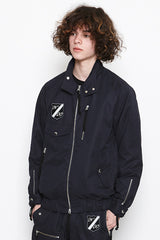 2017 A/W NUMBER (N)INE ZIPU UP BLOUSON _EMBLEM   