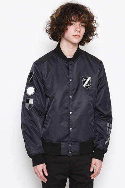 2017 A/W NUMBER (N)INE NUMBER (N)INENYYLON VARSITY JACKET_EMBLEM 