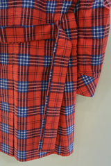 2016 A/W NUMBER (N)INE GOWN_FLANNEL CHECK RED