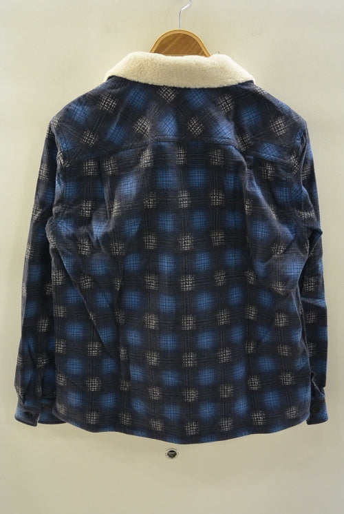 2016 A/W NUMBER (N)INE BOA PULLOVER  SHIRTS_FLANNEL OMBRE CHECK BLUE