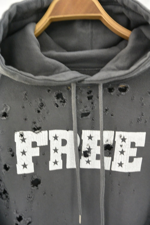 2016 A/W M broken pullover parka (FREE) black