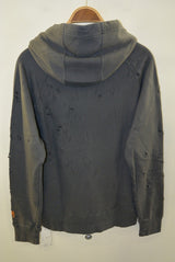 2016 A/W M broken pullover parka (MAKE my day) black