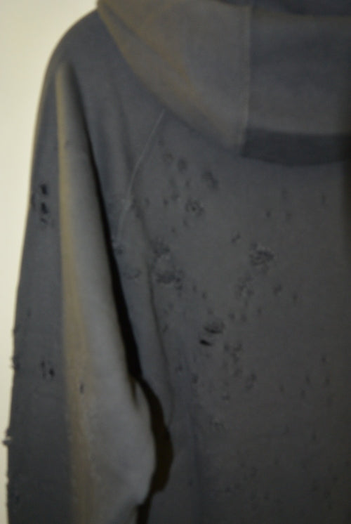 2016 A/W M broken pullover parka (MAKE my day) black