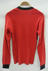 2014 A/W TMT L/SL COLOR COMBINATION WAFFLE RED